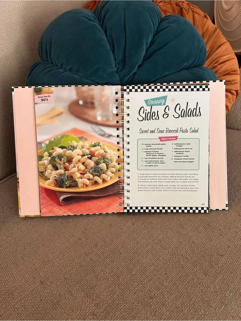 Cookbook Retro Nostalgic Recipes 50s-80s Vol 2 Spiral Bound Kitchen Decor